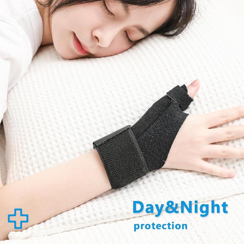 1Pcs Trigger Thumb Splint - Thumb Spica Support Brace Stabilizer For Pain,Sprains,Arthritis,Tendonitis (Right Hand Or Left Hand)