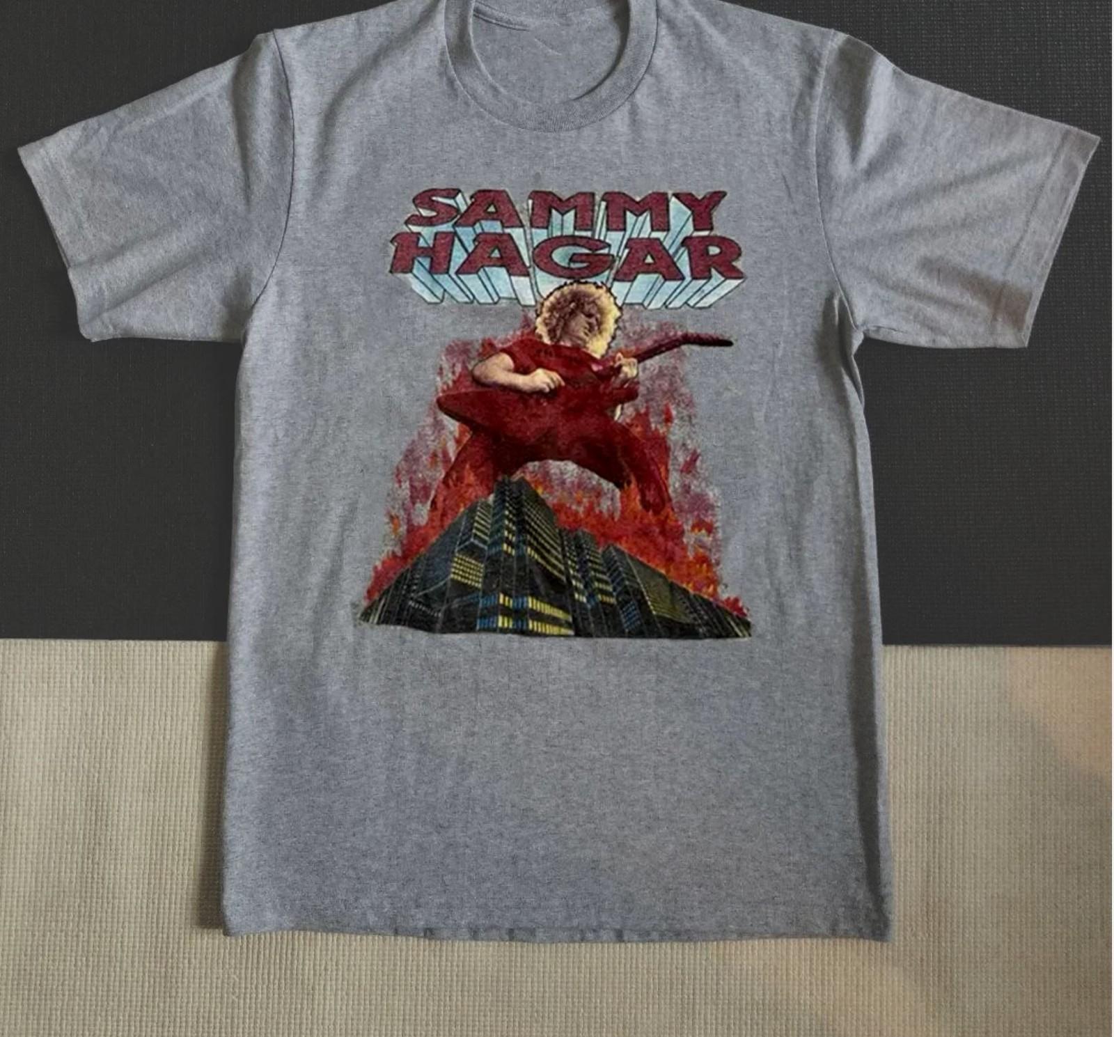 Sammy Hagar The Red Rocker Burning S to 5XL Unisex T-Shirt XL