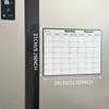 Calendar magnetic de ștergere uscată pentru frigider Planificator lunar Tablă albă Tablă de mesaje Bloc de notițe Magneti de frigider Decor pentru bucătărie