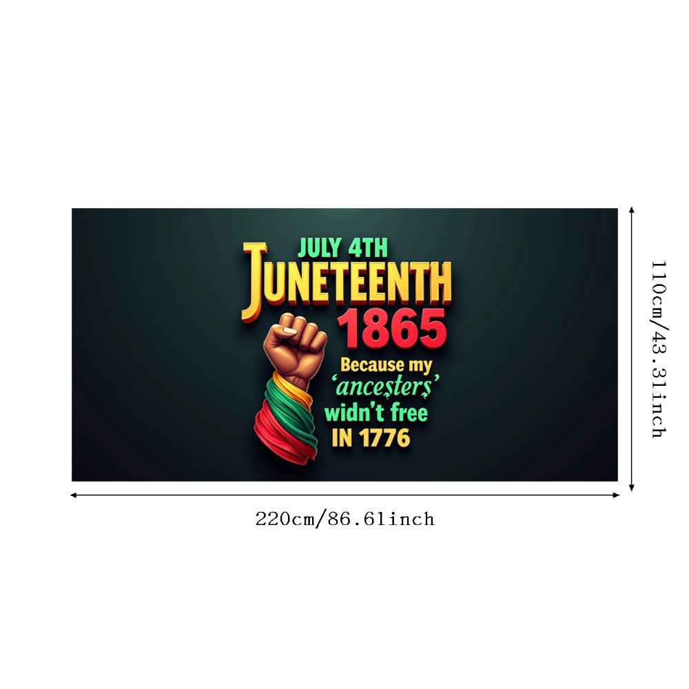 Patriotic Message Juneteenth Decoration Cultural Celebration Independence Celebration for Indoor Decoration Educational Display