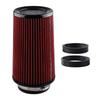 For Universal Car Truck All Years 76/89/101mm High Flow Cold Air Intake Mushroom Head Filter Black High Performance Auto Parts