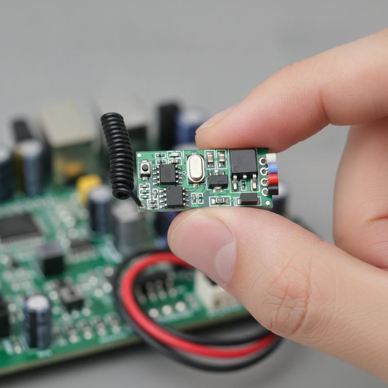 Bezprzewodowy pilot RF 433MHz 3,6V- 24V 1-kanałowy Mini przełącznik przekaźnikowy Kontroler lampy LED Odbiornik Nadajnik DIY