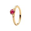 New S925 Silver Red Rose Bow Simple Love Ring Card Snowflake Series Ice Linghua Gold Bee Flower Ring Jewelry