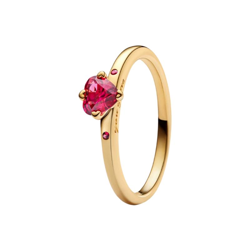 New S925 Silver Red Rose Bow Simple Love Ring Card Snowflake Series Ice Linghua Gold Bee Flower Ring Jewelry