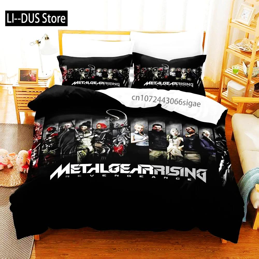 Metal Duvet Cover Set For Adults And Boys Bedroom 2025 Duvet Cover Bed Set Quilt Cover Pillowcase Single Double Queen King Size