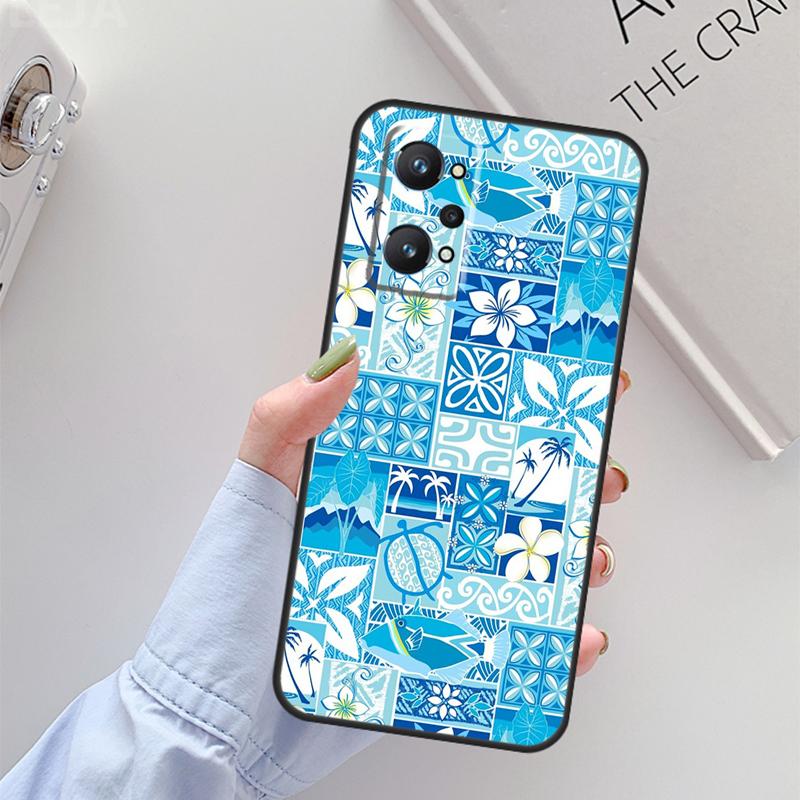 Aloha Beach Life Hawaii For Realme 11 10 12 13 14 Pro Plus GT 5 6 6T GT7 Pro C67 C61 C53 C51 C21Y C25S C55 C75 Case