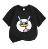 Kids Boys Girls 100% Cotton Crew Neck Short Sleeve T-Shirt,
