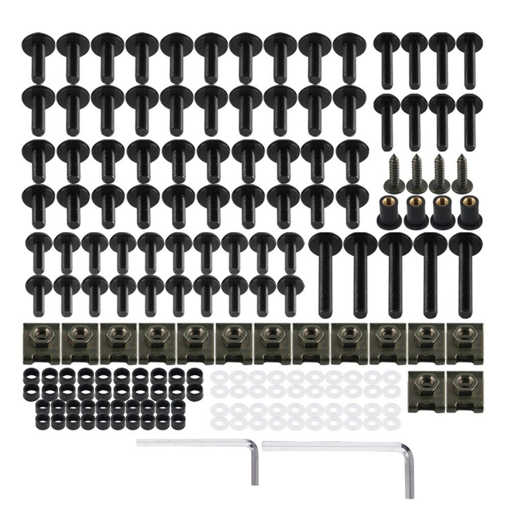 Fairing Bolts Kit Fit for Kawasaki Ninja EX 250 250R 300 400 500 500R 1986-2017 2018 2019 Black/ Red/Blue/Gold/Silver/Green