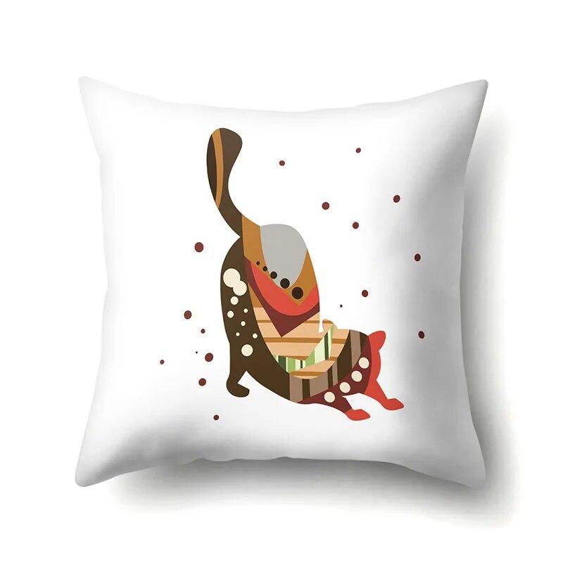 Musical Instrument Knitted Pattern Printed Pillow Cover Sofa
