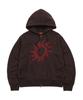 S'Est Solaris Applique Hoodie Zip Up Brown