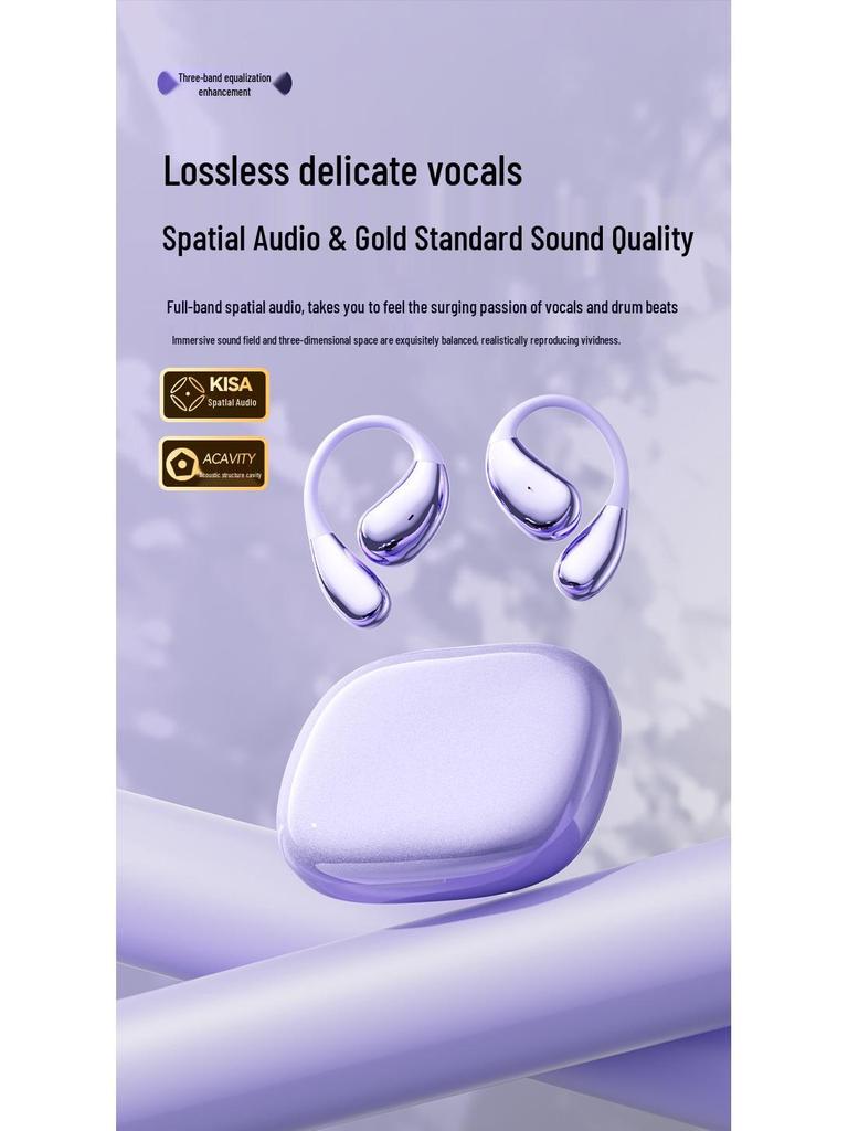 Wireless Noise-Cancelling In-Ear Sports Bluetooth Headphones with High Sound Quality and Long Battery Life