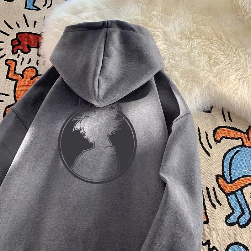 Unisex Heavyweight Fleece Hoodie With Letter Print Soft Suede-like Fabric Oversized Fit Winter Streetwear
