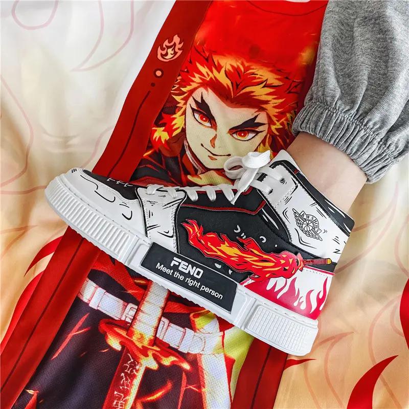 High Top Couple Sneakers Fashion Men's / Women's Board Shoes Size 35-44