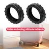 8Pcs Universal Silicone Luggage Wheel Cover Noise Reduction Protectors Anti Scratch Anti Roll Easy Installation