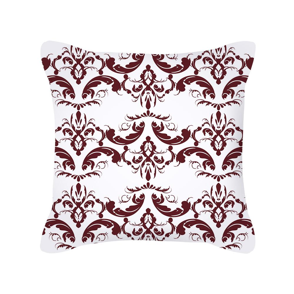 

European Style Golden Geometric Pattern Pillow Cover Sofa Cushion Cover New Homeware Pillow Cover 45 * 45cm