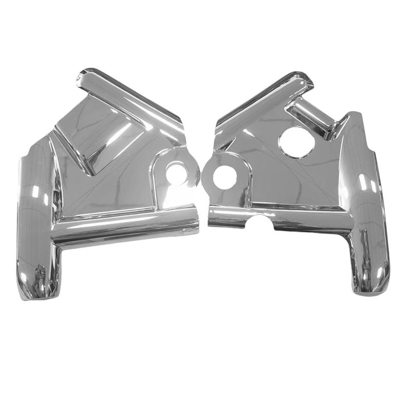 

Motorcycle For V-Star XVS1100A XVS1100AW 1999-2011 1 Pair Chrome Front Fork Upper Frame Neck Covers серебряный
