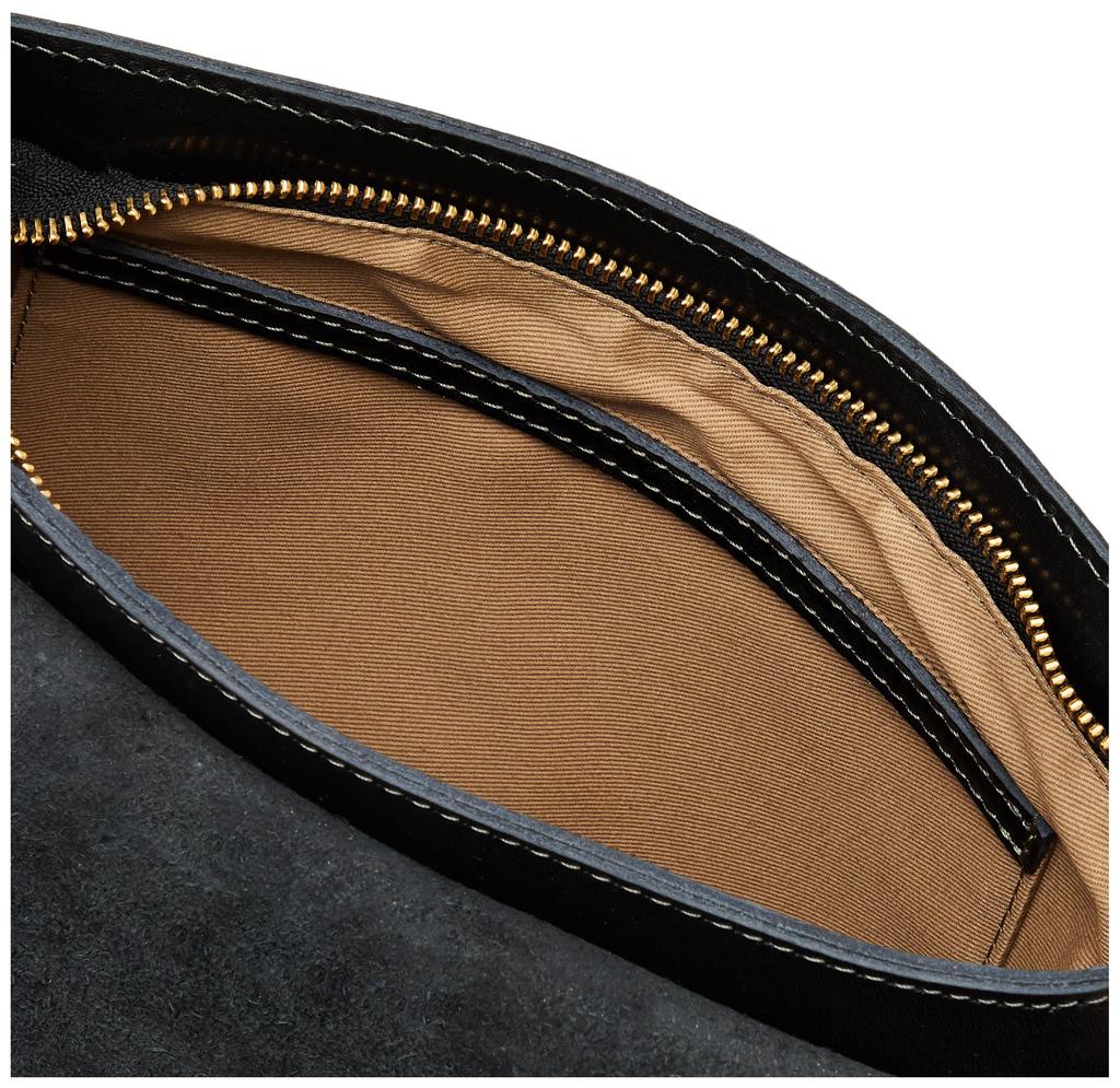 Zeha Leather Shoulder Bag, Lightweight, Multifunctional, Compact, Made in Japan, Himeji Leather, 290-9901, Black