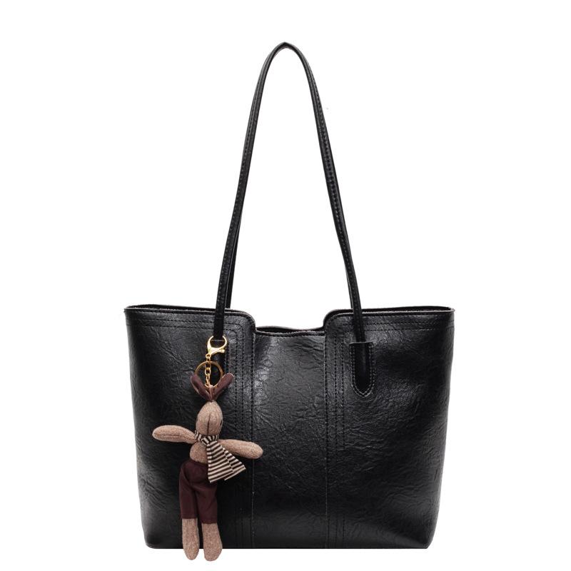 Premium Retro Large-capacity Bag Women's New Fashion Commuter Bag Shoulder Bag Popular Tote Bag