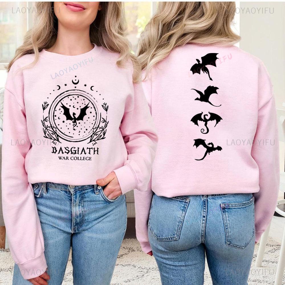 College Women Sweatshirt Bookish Fourth Wing Sweatshirt Dragon Rider Hoodie Rebecca Yoros Unisex Hoody