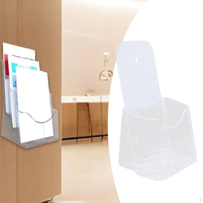 Expositor de folletos de acrílico para regalos, documentos, papel, literatura y revistas.