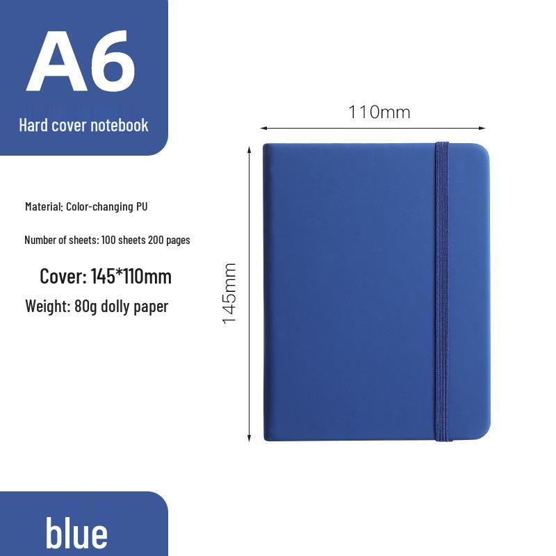 A6 Pocket & A5 Strap Notebook Diary Gift Set - Customizable Logo