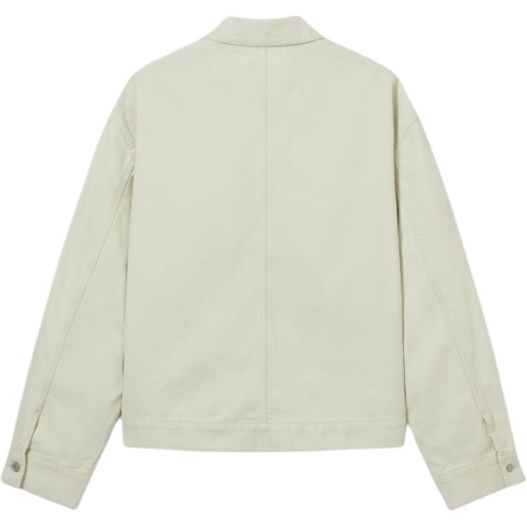 Levis Workwear Loose Casual Comfortable Simple Lapel Long Sleeve Denim Jacket Men Jackets Light-Green 003L3-0004