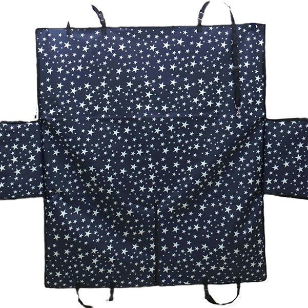 Pet Car Seat Cushion: Oxford Cloth Double Seat Pad for Rear Car Seats