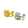 Stylish Geometric Irregular Open Band Ring - Personalized Tree Branch Design