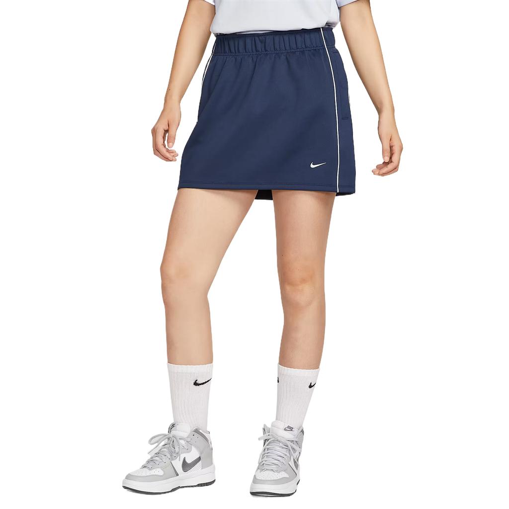 Nike Sportswear AW25 Windrunner Knitted Comfortable High-Quality Versatile Casual Skirt Women Skirts HV2471-410