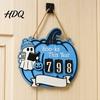 Book Read Counter Halloween Ghost Pumpkin Reading Tracker Wooden Hanging Sign Sliding