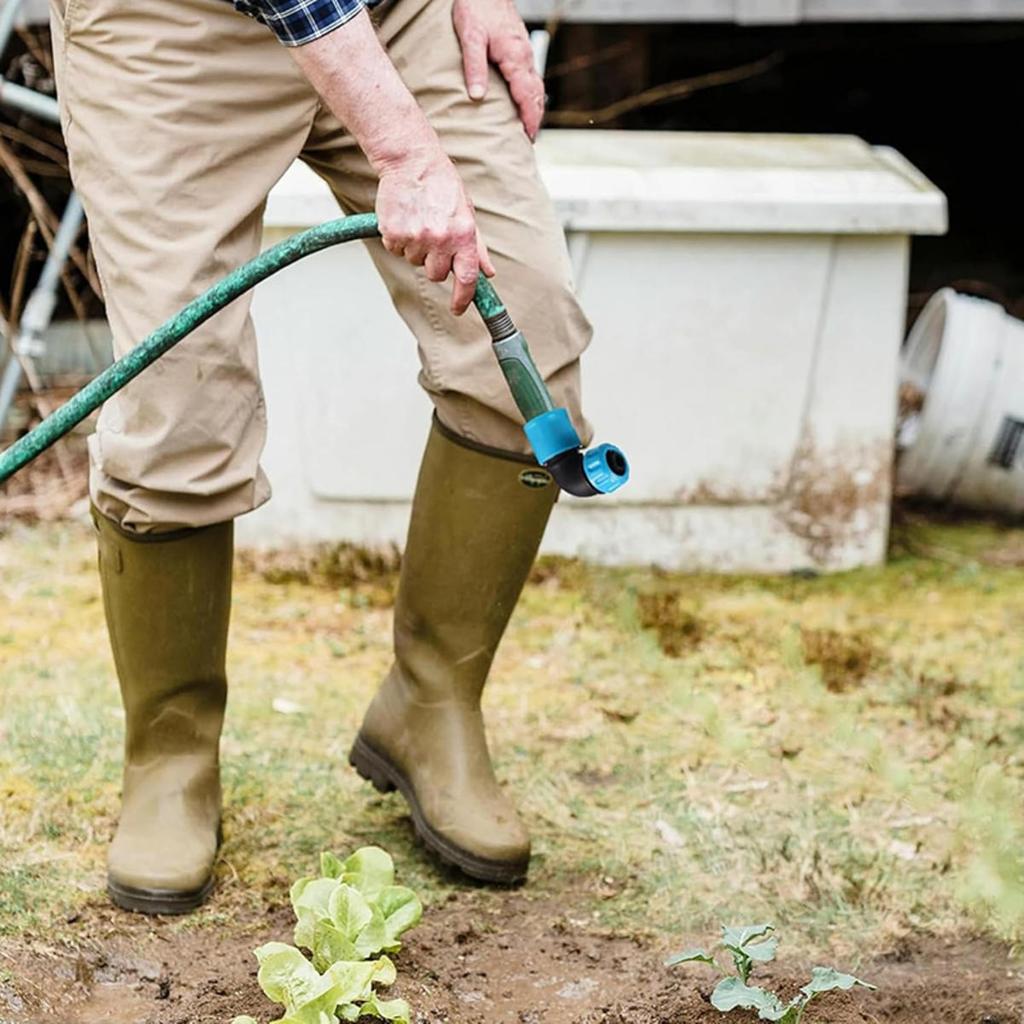 ABS Garden Water Connector Soft Water Pipe Elbow Faucet Joint Garden Irrigation Hose Rapid Connection Adapter