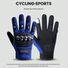 TLXT Full-Finger Anti-Slip Motorcycle Riding Gloves with Touchscreen Support
