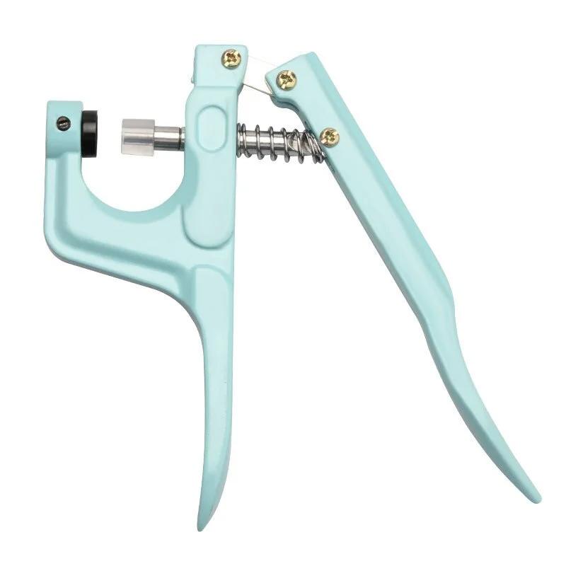 

Кнопка из смолы T5 T8 Ручные плоскогубцы с защелкой Инструмент для пробивки отверстий DIY Застежка-пряжка Застежки Аксессуары для машин синий