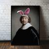 Poster Bunny Ears Rembrandt