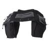 Bike Rear Seat Carrier Pack Portable Large Capacity Bicycle Rear Seat Bag for Outdoor Black