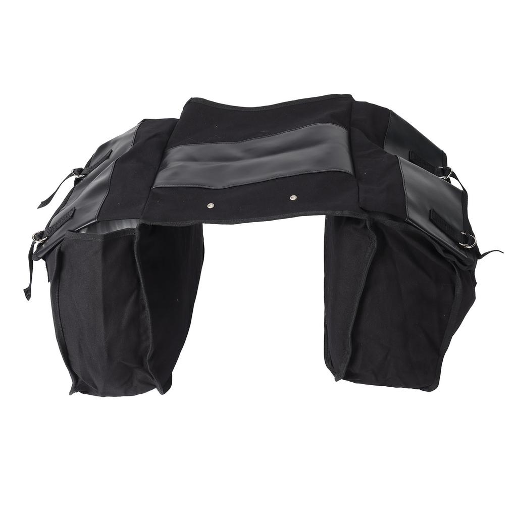 Fahrrad Gepäckträger Tasche Tragbar Große Kapazität Fahrrad Rücksitz Tasche für Outdoor Schwarz