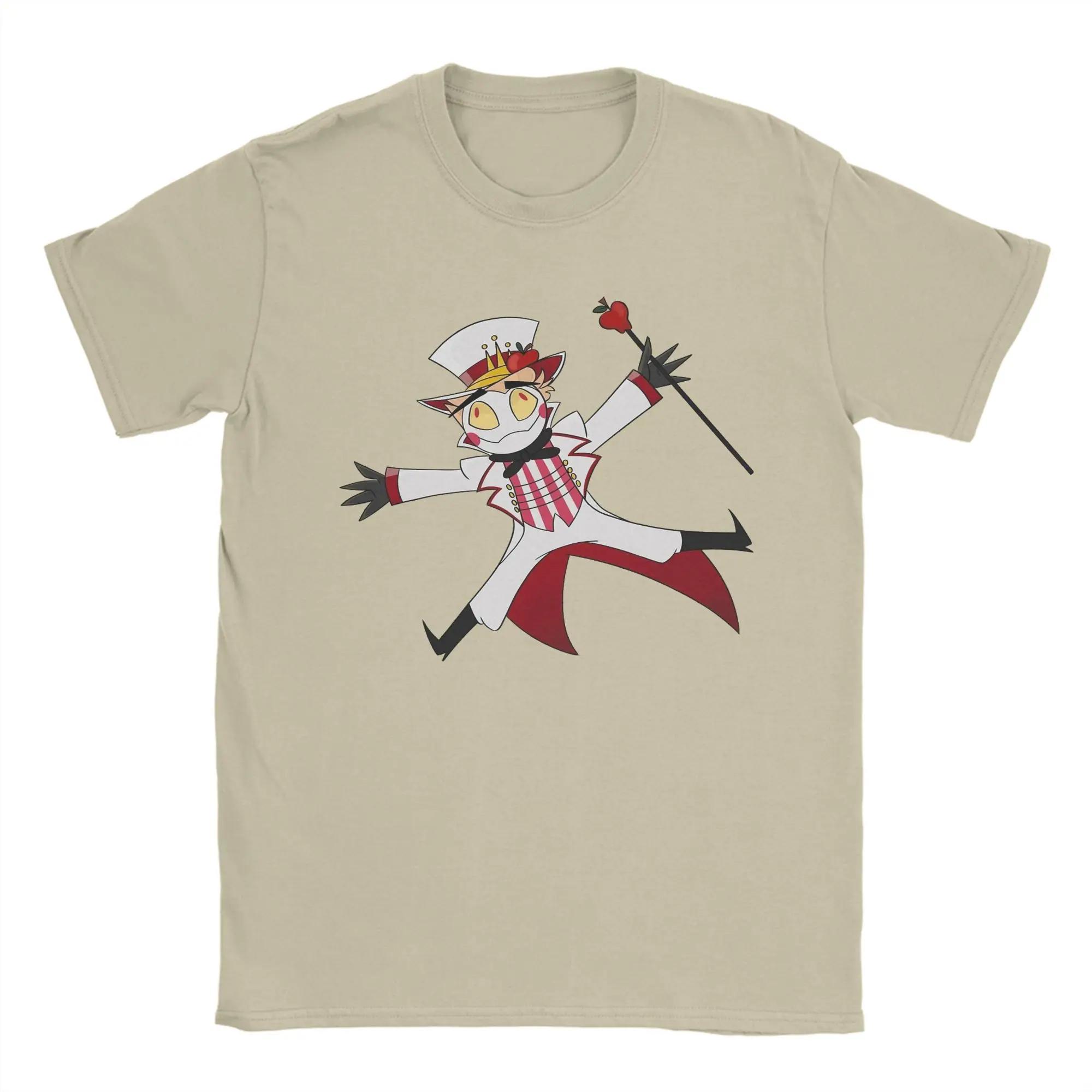 Funny Hazbin Hotel Graphic Tee Unisexs Soft Cotton Crew Neck Short Sleeve TShirt S