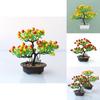 Fake Fruit Potted Plant Ornament With Plastic Craft For Living Room Desk Decor