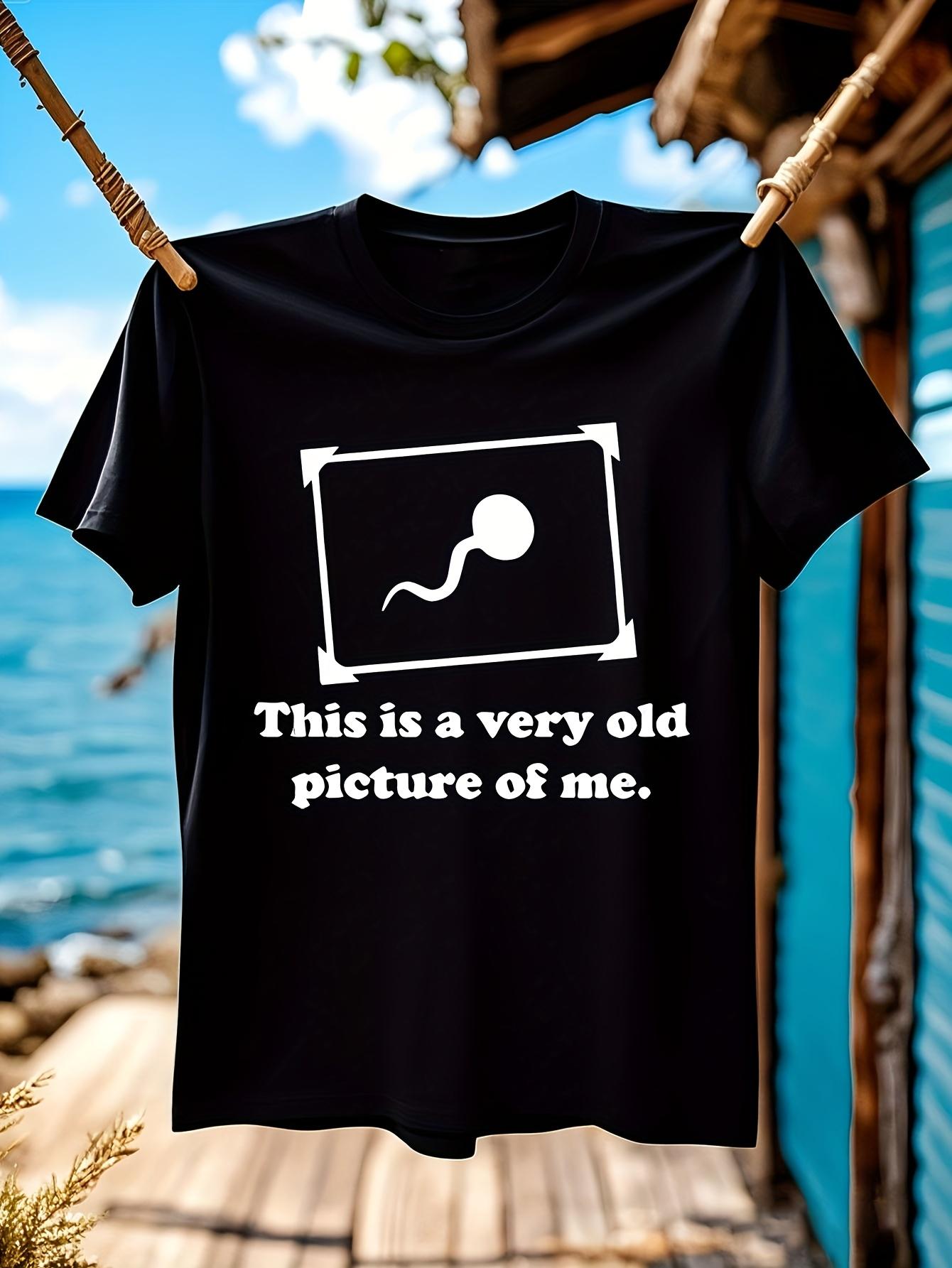 COOLMIND Funny Tshirt Funny Vintage Photo Graphic Tshirt ... S