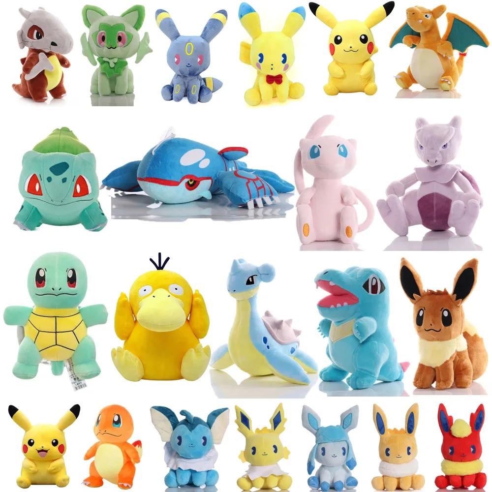 * Mimikyu Eevee Plush Toys Kawaii Anime Umbreon Vaporeon Flareon Sylveon Elf Plush Doll Birthday Gift For Kids 20cm