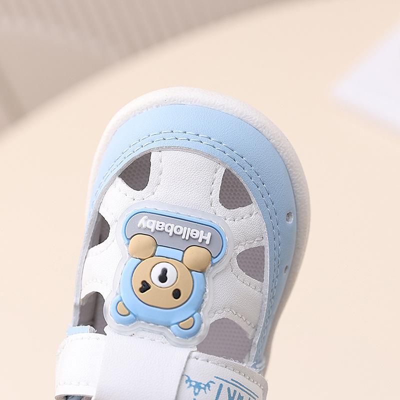 Infant Toddler Shoes Spring and Summer New 0-1 One 2 Years Old Hollow Soft-soled Sandals Men's and Women's Hole Shoes