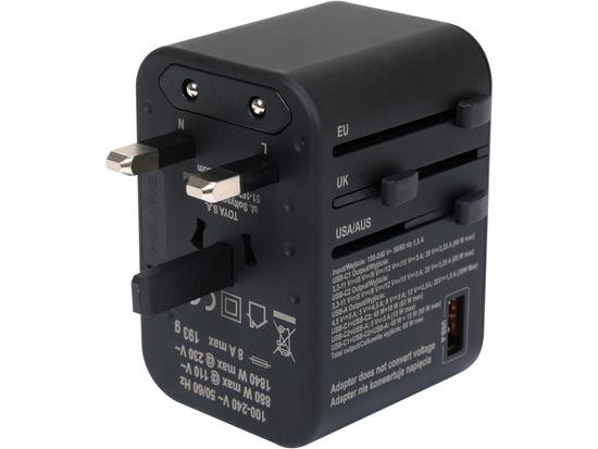 Universal Travel Adapter Usb-C Pd 65W - Yt-81303