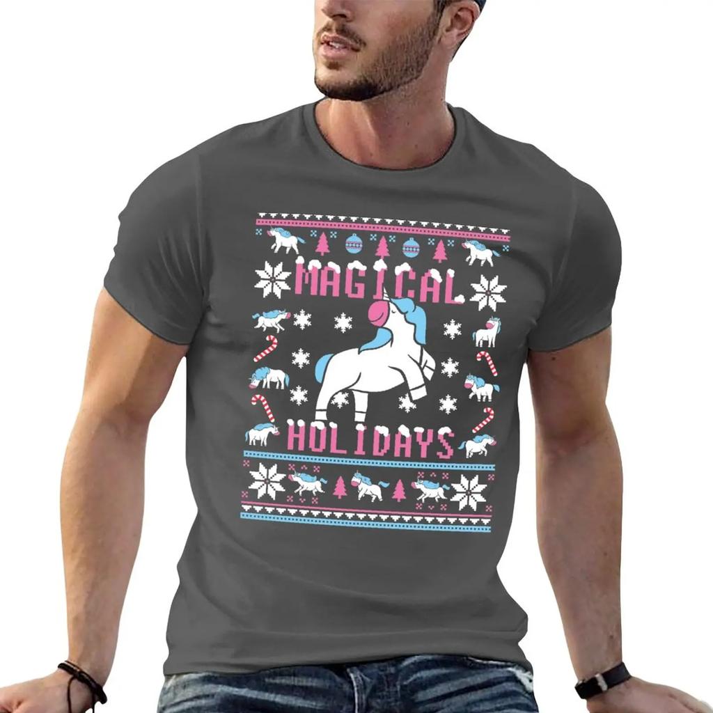 Funny Unicorn Lover Ugly Christmas Sweater T-Shirt animal print shirt for boys sweat shirt clothes