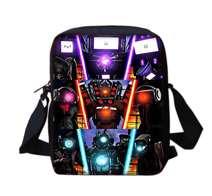 TITAN SPEAKER MAN Child School Backpack With Shoulder Bag Pencil Bags School Bags for Boys Girls Best Gift