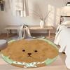 Dog Round Floor Mat Perfect for Living Rooms Dormitory Entryway Playrooms Antislip Round Carpet Anime Office Decor Perfect Gift for Friends Family