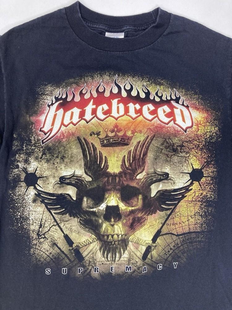 

VINTAGE Hatebreed Supremacy Black S-234XL Shirt D946 Unisex T-Shirt XXXXL