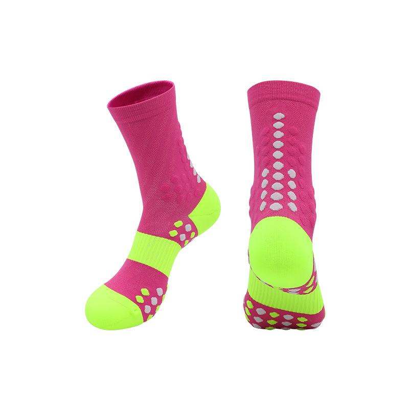 Professional Cycling Sports Socks Women'S And Men'S Medium Tube ******** Rope Fitness Running Socks Sweat-Absorbing Hiking Badminton Socks