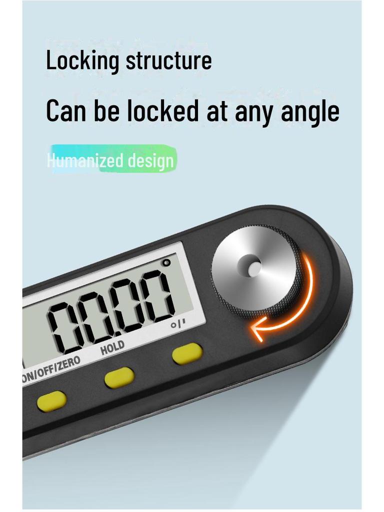 Green Forest High-Precision Multifunctional Digital Protractor and Woodworking Angle Ruler
