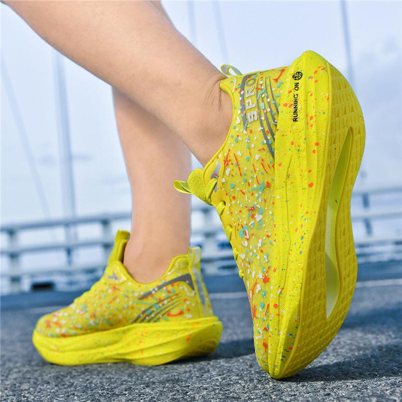 Mens Running Shoe Marathon Men Sport Breathable Lightweight Womens Comfortable Nonskid Four Season Outdoor Running Shoes