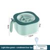 1pc Kitchen Seasoning Box With Four-compartment Integrated Multifunctional Household Kitchen Seasoning Box With Lid